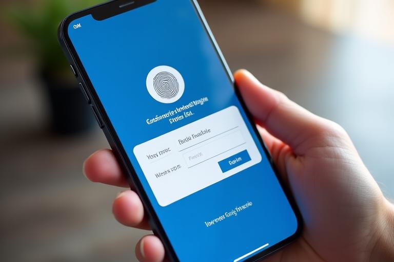 RaegisKey mobile app on an iPhone demonstrating Face ID authentication and seamless iOS autofill integration.